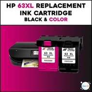 Compatible HP 63XL Ink Cartridge Printer Ink Refill | Black  Color | HP Deskjet 1110 2130 3630..