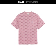 MLB เสื้อยืด ยูนิเซ็กส์ Classic Monogram All-Over Printed Over Fit T-Shirts รุ่น 3ATSM0354 50PKL สีช