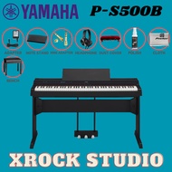 Yamaha P-S500 88-Keys Digital Piano With Piano Bench, Headphone, Piano Bag And Accessories - Black ( PS500 / P S500 )