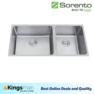 - [Kingsman] Sorento Undermount Stainless Steel 304 Home Living Kitchen Sink Double Bowl Ready Stock