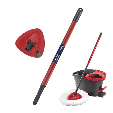 Mop Handle and Mop Base for O-cedar/Vileda 1Tank System,Mop Handles for O-cedar/Vileda Spin Mop & H2