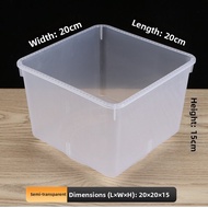 MOMIAN | Transparent Square Food Display Box 30x30cm