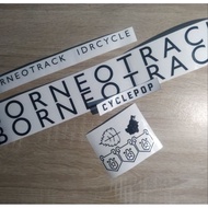 Cutting Sticker Sepeda Fixie Borneotrack