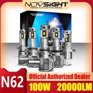 Novsight N62 Car LED Headlight H4 H11 H7 HB3 HB4 90W 20000LM 6500K Super Bright Foglight