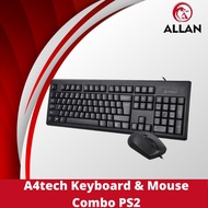A4tech KRS-8372 Keyboard and Mouse Ps2 Black A4-Tech Gaming and Office use Keyboard and Mouse Combo