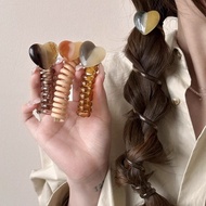 AIDA2pc Telephone Line Hair Tie Spiral Spring Ponytail Bubble Cord Stone Sanrio Kuromi Melody Cinnam