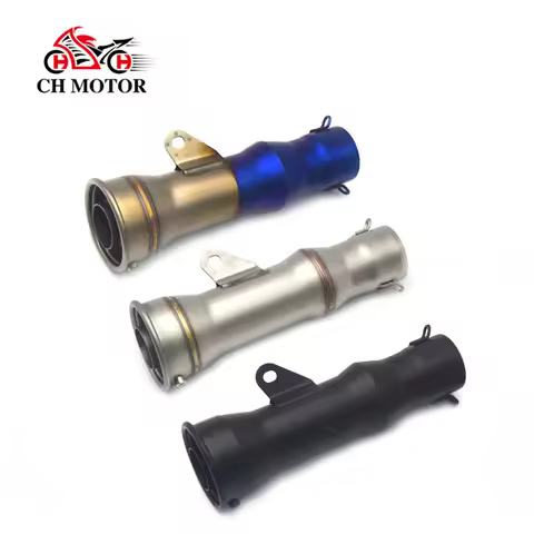 Factory Price 51MM Universal Motorcycle Exhaust Pipe Escape Moto For Z650 Z900 ER6N CBR1000RR YZF R1