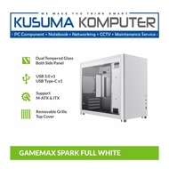 Gamemax Spark Full White Micro ATX Gaming PC Case