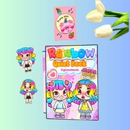Lamination (New) Rainbow house in Avatar world - kuromi paper dolls and avatar world Plus Bonus