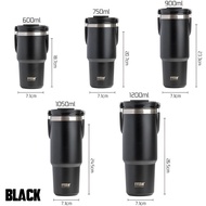 Original Tyeso Water Cup Vacuum Thermos Cup Tumbler Bottle 304 Stainless Steel Water Bottle with Handle Coffee Cup Large Capacity Water Bottle1200ML
