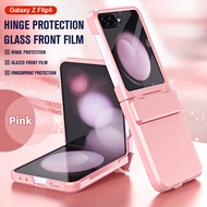 Samsung Galaxy Z Flip6 5G CaseLightweight Silicone Phone Case Built-in Screen Protector Film Shockpr