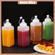 800/1000ML Large Capacity Squeeze Sauce Bottle Oil Bottle Square Season Vinegar Condiment Container