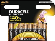 Duracell 5000394017924 Plus Power-AA(MN1500/LR06) Alkaline Battery, CP16 Orange/Black