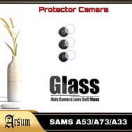 Tempered Glass Camera SAMSUNG A53 5G, SAMSUNG A33 5G, SAMSUNG A73 5G Rear Camera Protector (Full Glu