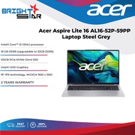 ACER Aspire Lite 16 AL16-52P-59PP - 16" WUXGA IPS /i5-1334U/16GB DDR5+1 Slot/512GHB SSD/Intel UHD/Wi