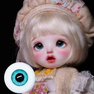 BJD Glass Eye Green Flashing Eye Texture 10mm12mm14mm16mm Small Rainbow Film