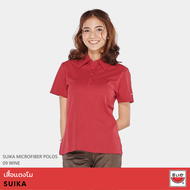 แตงโม (SUIKA) - เสื้อแตงโม คอปกไมโครไฟเบอร์ สี 09 WINE (แดงไวน์) (05 06 09)