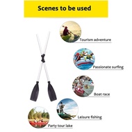 Sepasang / 2 bilah pendayung sampan, kayak, inflatable boat, Boat Paddles Detachable High Toughness 