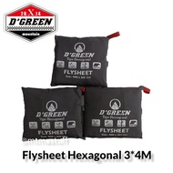 Hexagonal flysheet 3*4M 19 loop
