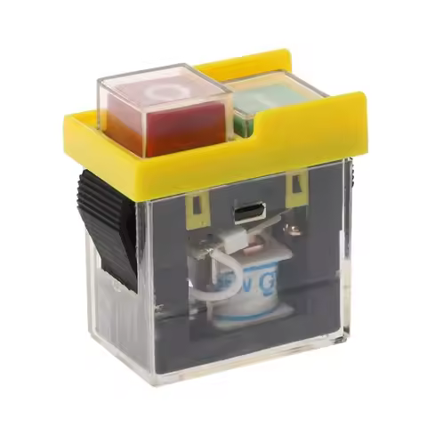 250V 6(4)A Waterproof Machine Saw Cutter Drill On Off Switches Electromagnetic Switch KJD6 5E4 Under