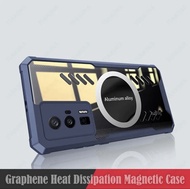 Magnetic Suction Casing Graphene Cooling Phone Case For Poco F6 / Poco F5 Pro / Poco F5 / Poco F3