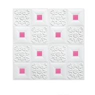 wallpaper dinding foam plafon 3D ukuran 70cm x 70cm harga tertera untuk 1 lembar