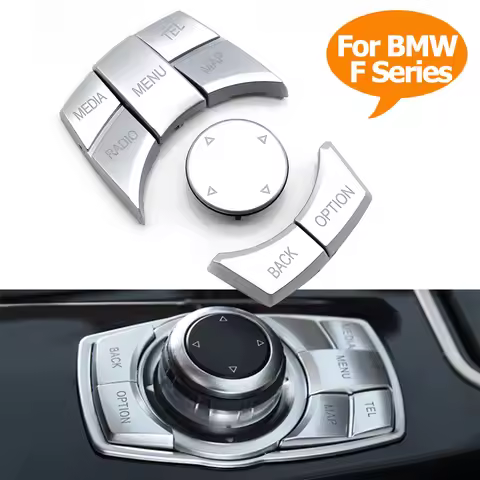 Interior Car CIC IDrive Multimedia Mouse Keys Menu Knob Buttons Replacement For BMW F20 F22 F30 F34