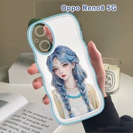 Casing For OPPO Reno8 5G Reno8 T 5G Reno8 Z Reno8 4G 5G Soft Case Cartoon Girls Shockproof Phone Cover Silicone Softcase