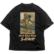 Tung Tung Tung Sahur Brainrot Shirt Funny Baseball Bat Meme Top Kids Adult AI Meme Cotton Short Slee