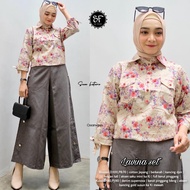 KATUN Lavina Fashionable Women's Travel Wedding Suit One Set Women's Floral Blouse Combination LD 10