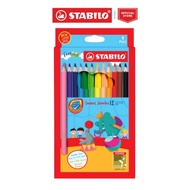 Stabilo Jumbo Colour Pencil 12 Colour Long