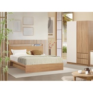 Looms Bedroom Sets 6 Kyoto Light Wood Light Wood