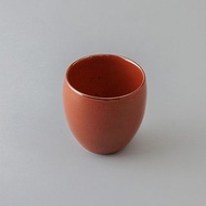 日本39arita 日本製有田燒陶瓷雙層隔熱杯-200ml-鉄赤