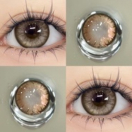Fashion colored moisturizing graded 2PC contact lenses 0~ -4.75 degrees Korean European and American