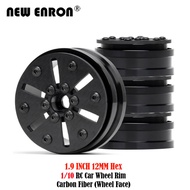 +0.35mm Offset Alloy Carbon Fiber 1.9" Beadlock Wheel Rim RC Hubs for RC Car 1/10 VS4-10 Bronco RC4W