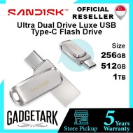 [SG] SanDisk 1TB | 512GB | 256GB | 128GB | 64GB | 32GB Ultra Dual Drive Luxe USB Type-C Flash Drive 