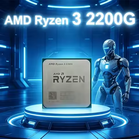 2026 AMD Ryzen 3 2200G Used R3 2200G 3.5 GHz Zen 0.014 Quad-Core Quad-Thread CPU YD2200C5M4MFB Socke