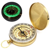 Pure Copper Compass G50 Golden Pocket Watch Flip Compass Outdoor Climbing Adventure Hiking Metal Lum