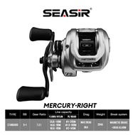 {PROMO 6.6} [OFFICIAL] SEASIR MERCURY PRO Hitam Reel BC Reel Pancing Baitcasting Drag Clicker 5+1 BB