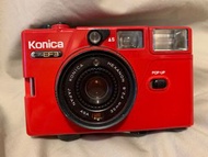 Konica C35EF 草莓色菲林機 配Konica Hexanon F2.8 35mm鏡頭