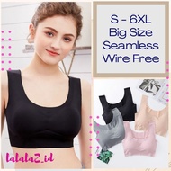 A026 / BRA SEAMLESS BIG SIZE JUMBO ICE SILK TANPA KAWAT / BH ZERO FEEL