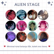 GLITTERY PIN ALIEN STAGE ALNST | ALIENSTAGE BADGE