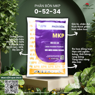 Phân bón MKP 0-52-34 (gói 1KG) - Chính hãng An Phát Nông giúp già lá chặn đọt
