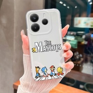 Transparent Cases For Redmi Note 14 5G Phone Case Soft TPU Slim Casing Shockproof Shell 0357 TK