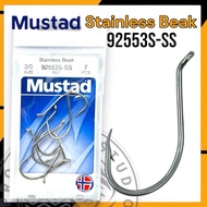 MUSTAD STAINLESS BEAK HOOK STAINLESS STEEL HOOK 92553S-SS fishing hook mata kail 鱼钩