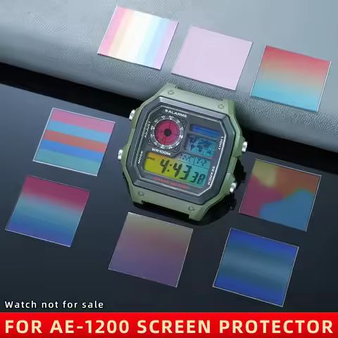 Suitable for Casio AE-1200/1300/1000 series multi-color protective film, men's watch accessories, ae