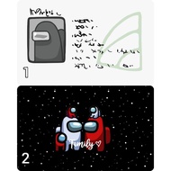 Stickaj ♡ Among Us ATM card cover sticker Cash Tap/