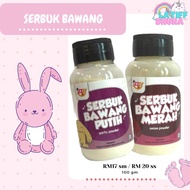 IZZLY BABY FOOD SERBUK BAWANG MERAH BAWANG PUTIH/ onion powder garlic powder