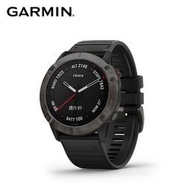 含稅GARMIN 010-02157-42 fenix 6X,Sap,Car Gray DLC w/Black Band