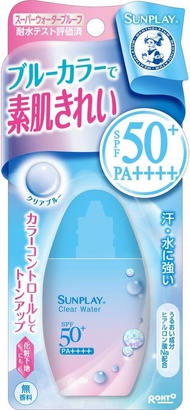 Sunplay Clear Water Blue Color Unscented SPF 50+ PA+++++ 1.1 oz (30 g) Super Waterproof